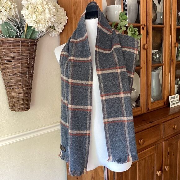 Plaid Neck Scarf 🧣Made In France - Picture 1 of 8